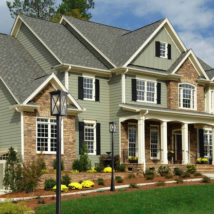 Brookside 519P Outdoor Post Light in Outside Area.