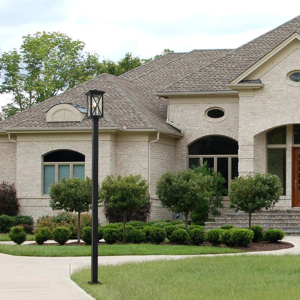 Brookside 536P Outdoor Post Light in Outside Area.
