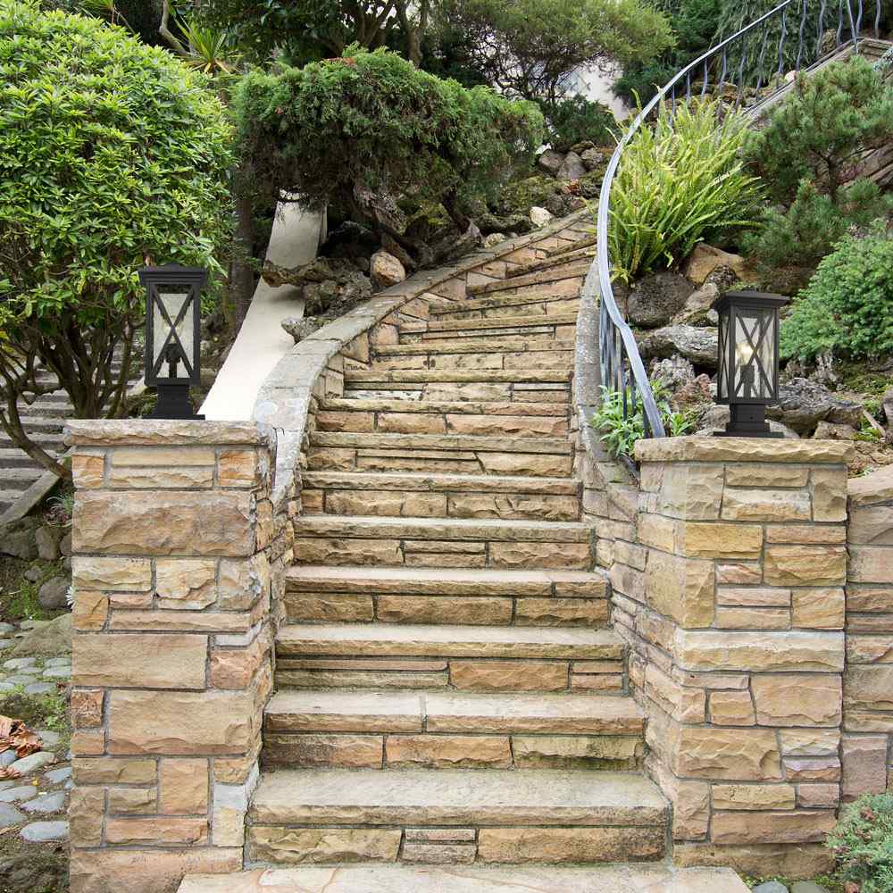 Brookside 583S Outdoor Pier Mount Light in Outside Area.