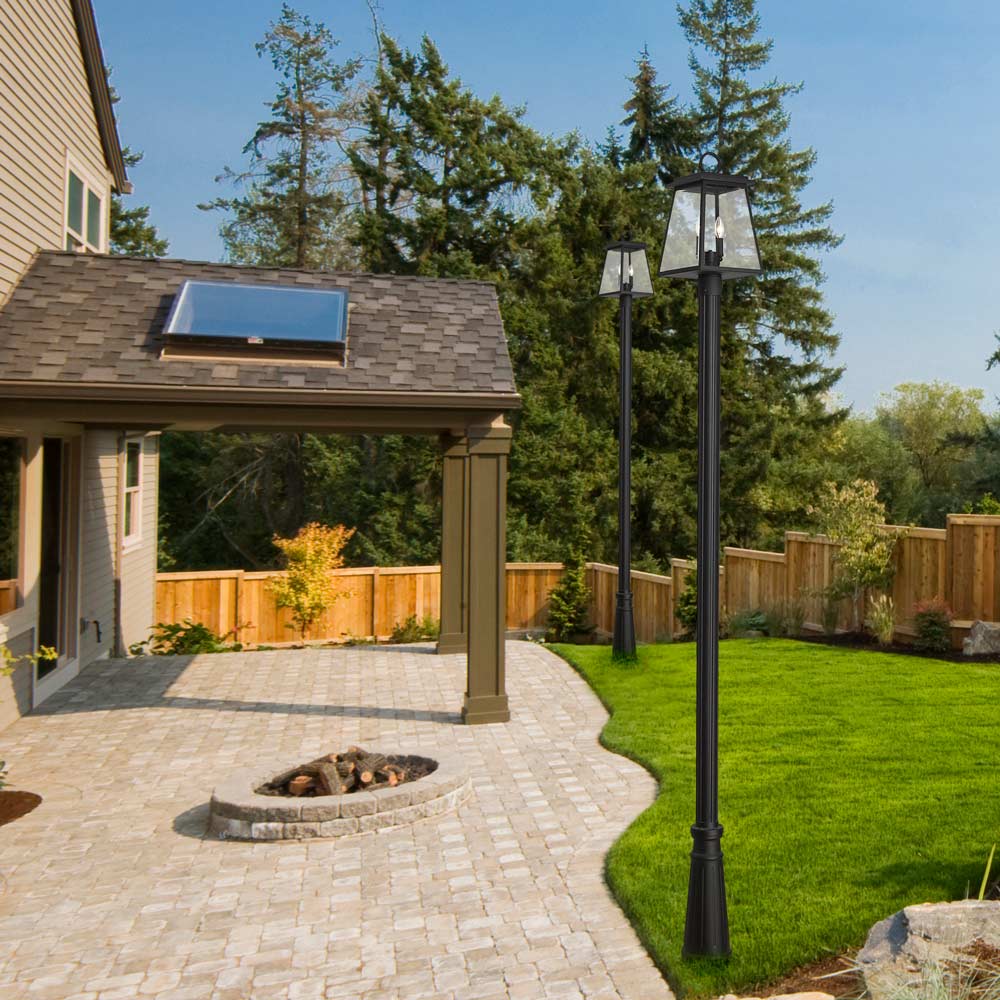 Broughton 519P Outdoor Post Light in Outside Area.