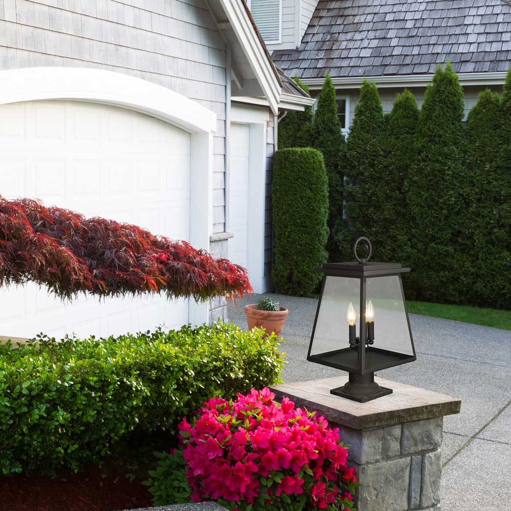 Broughton 533PM Outdoor Pier Mount Light in Outside Area.