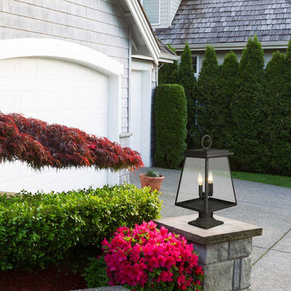 Broughton 533PM Outdoor Pier Mount Light in Outside Area.