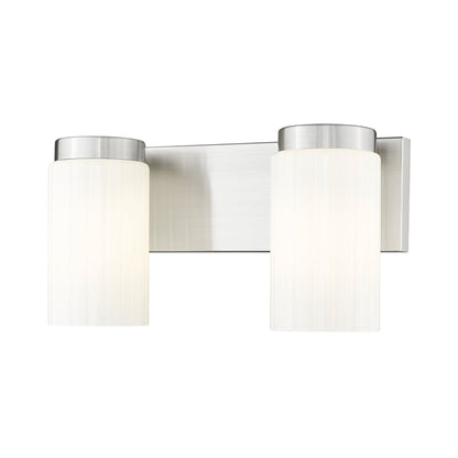 Burk Bath Vanity Light in Brushed Nickel (2-Light).