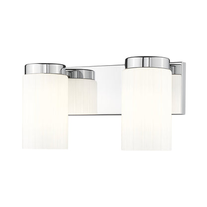 Burk Bath Vanity Light in Chrome (2-Light).