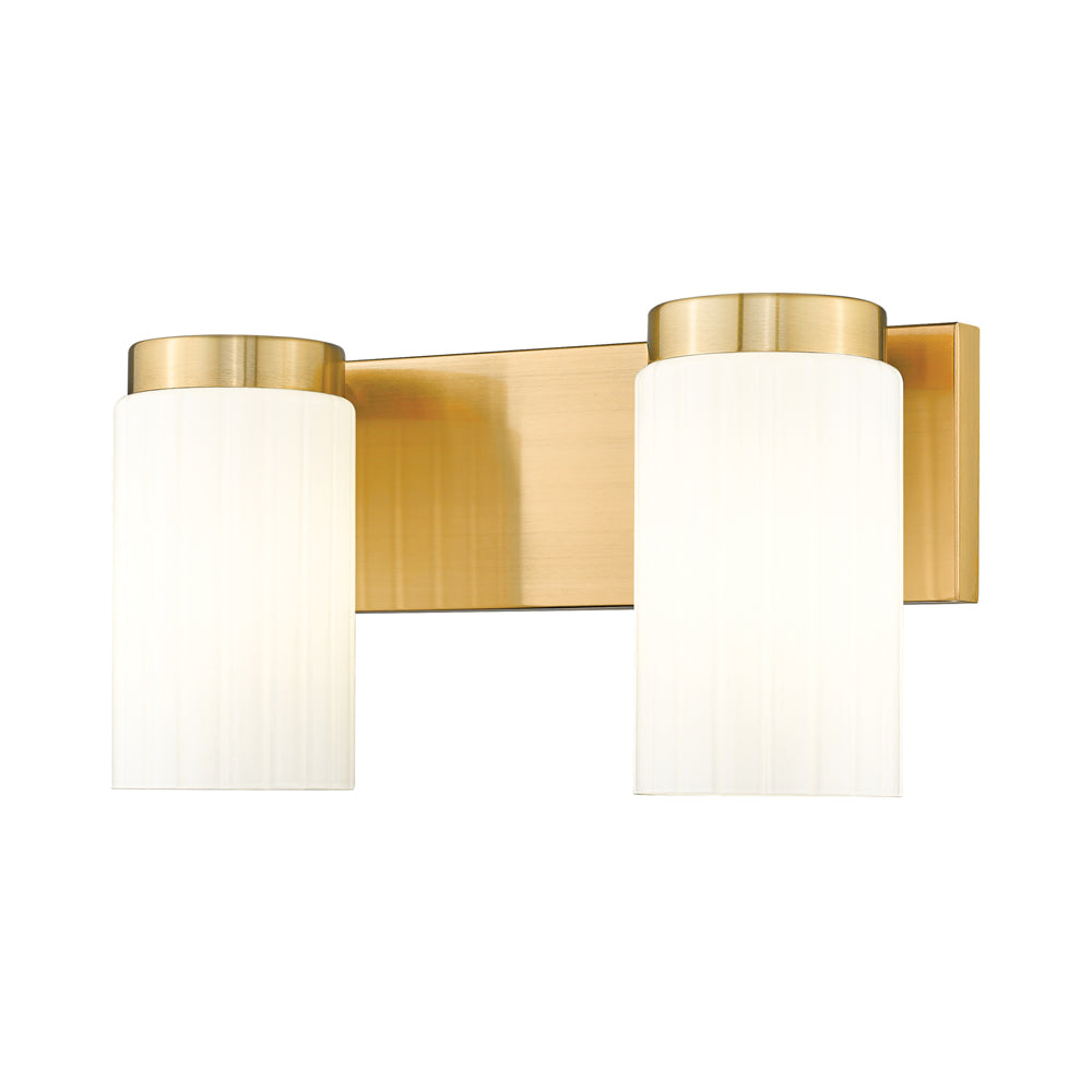 Burk Bath Vanity Light in Luxe Gold (2-Light).