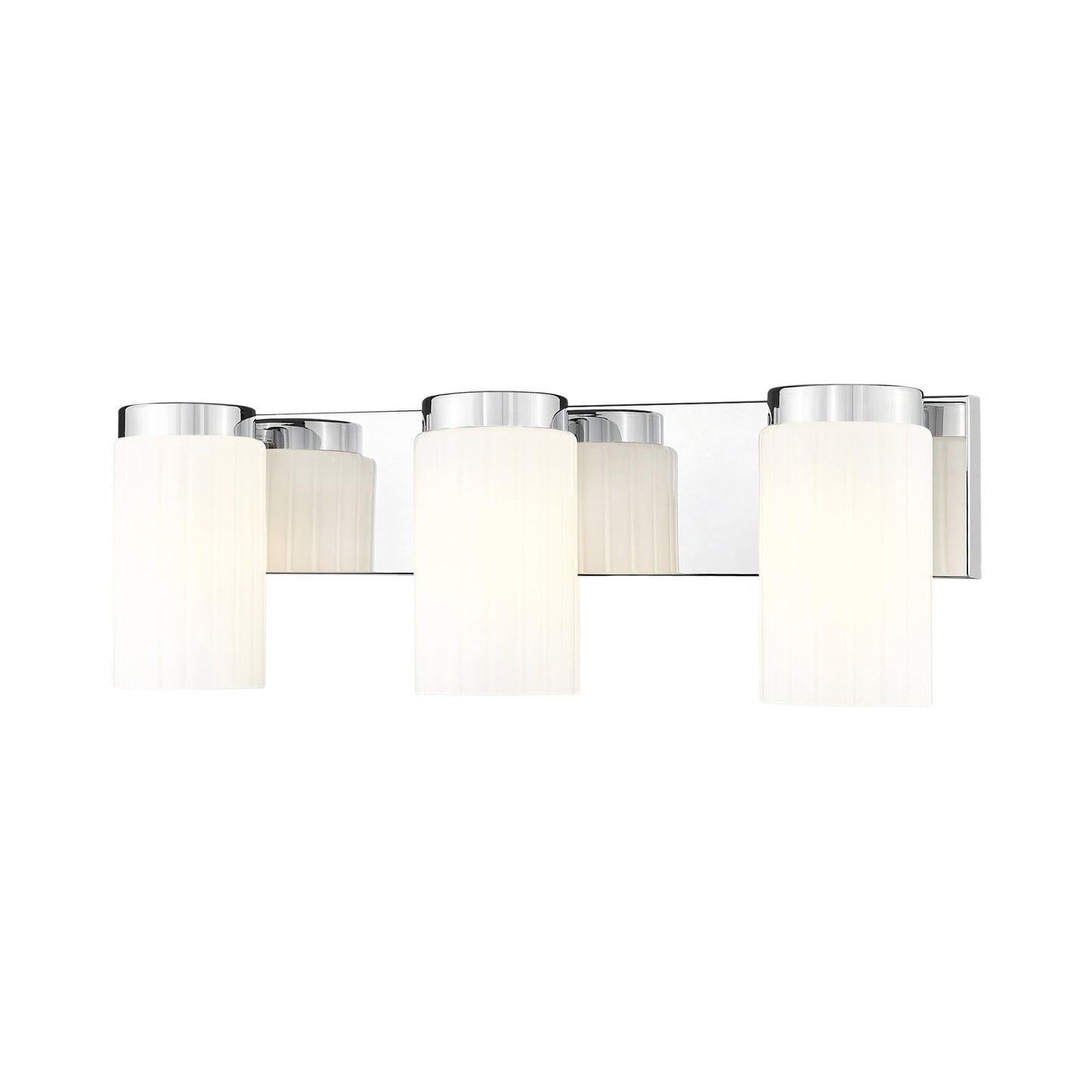 Burk Bath Vanity Light in Chrome (3-Light).