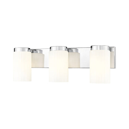 Burk Bath Vanity Light in Chrome (3-Light).