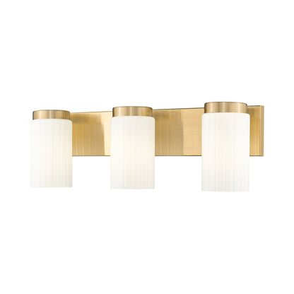 Burk Bath Vanity Light in Luxe Gold (3-Light).
