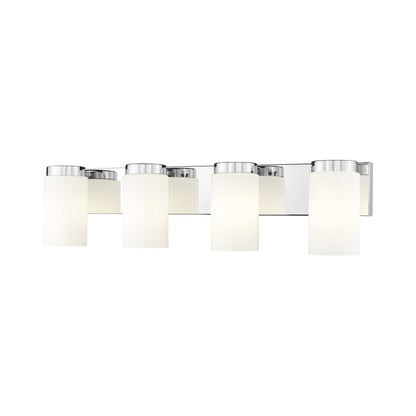 Burk Bath Vanity Light in Chrome (4-Light).