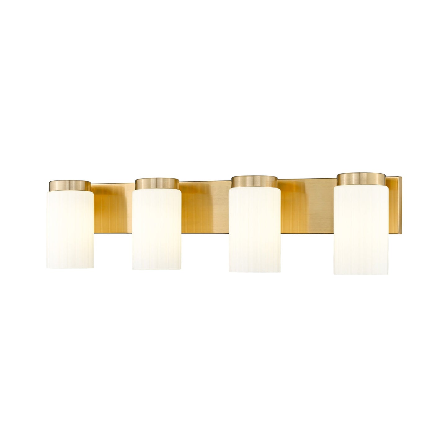 Burk Bath Vanity Light in Luxe Gold (4-Light).