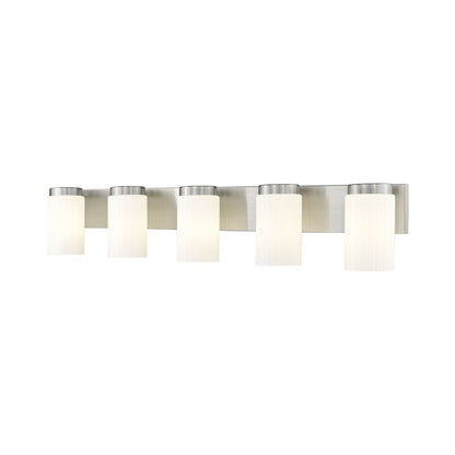 Burk Bath Vanity Light in Brushed Nickel (5-Light).