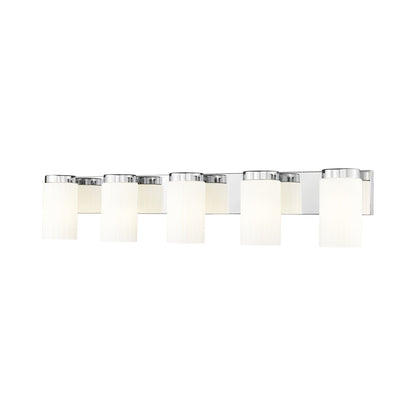 Burk Bath Vanity Light in Chrome (5-Light).