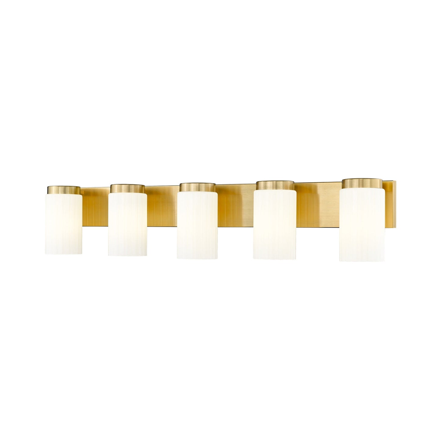 Burk Bath Vanity Light in Luxe Gold (5-Light).
