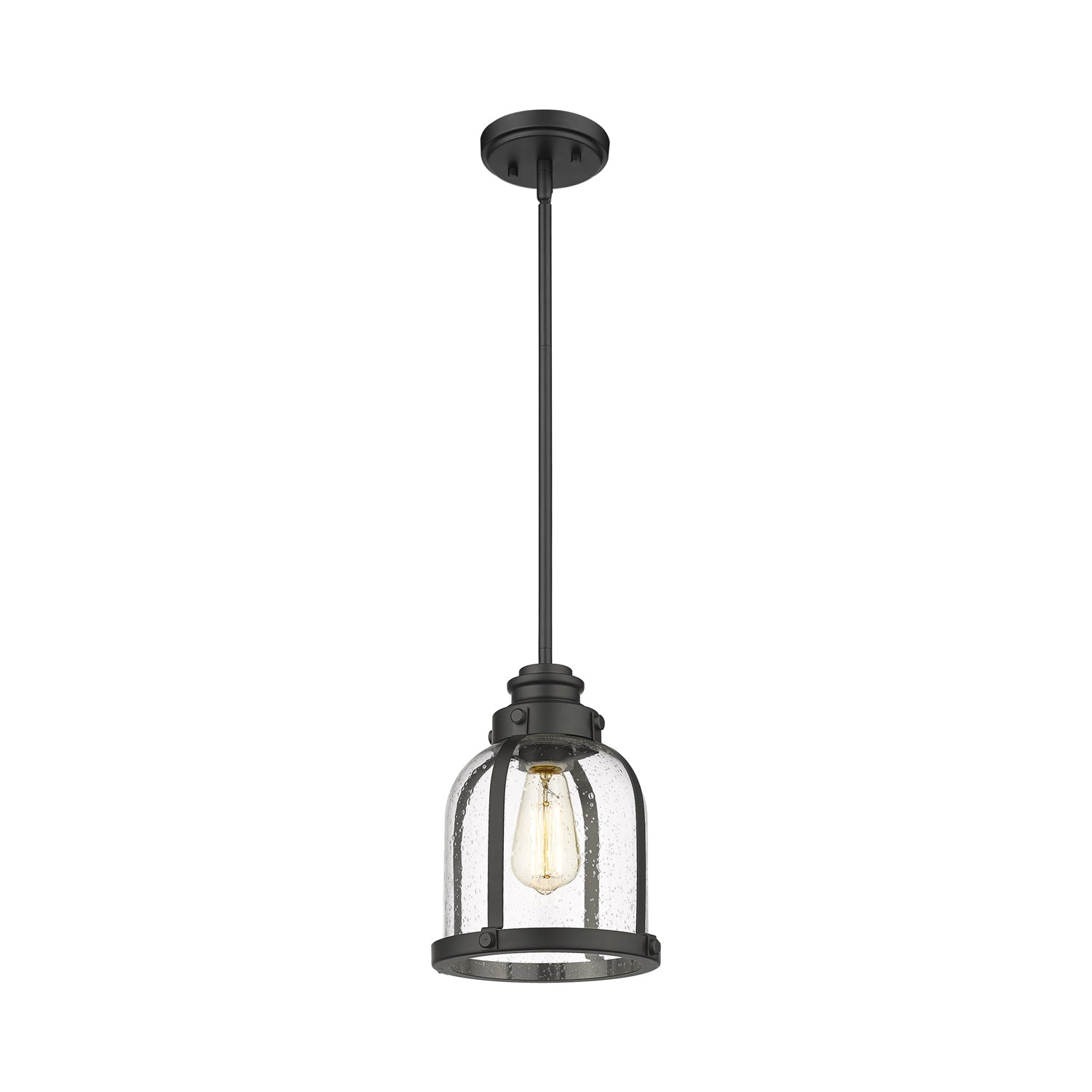 Burren Pendant Light in Matte Black (8.6-Inch).