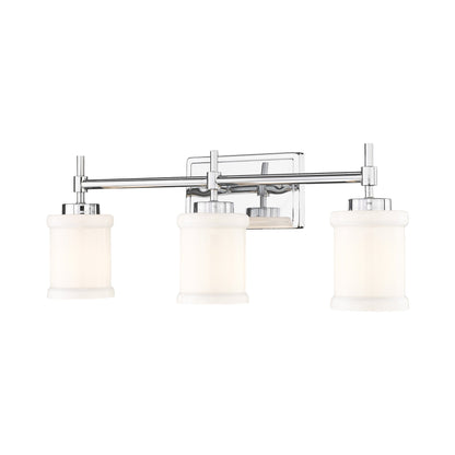 Cadoc Bath Vanity Light in Chrome (3-Light).