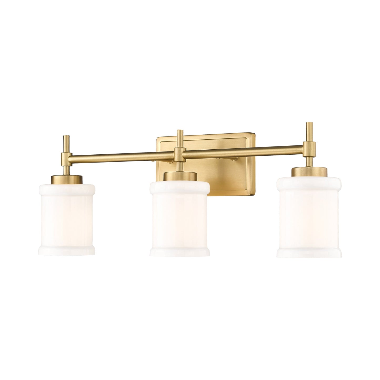 Cadoc Bath Vanity Light in Modern Gold (3-Light).