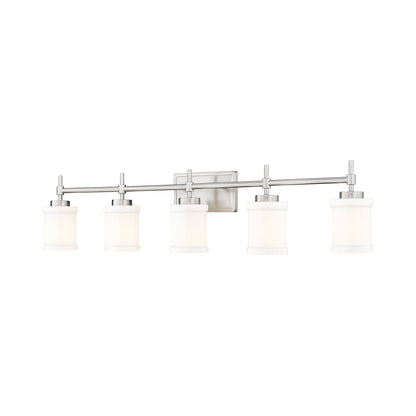Cadoc Bath Vanity Light in Brushed Nickel (5-Light).