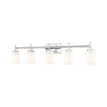 Cadoc Bath Vanity Light in Chrome (5-Light).