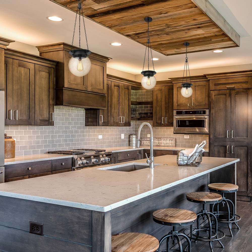 Calhoun Pendant Light in kitchen.