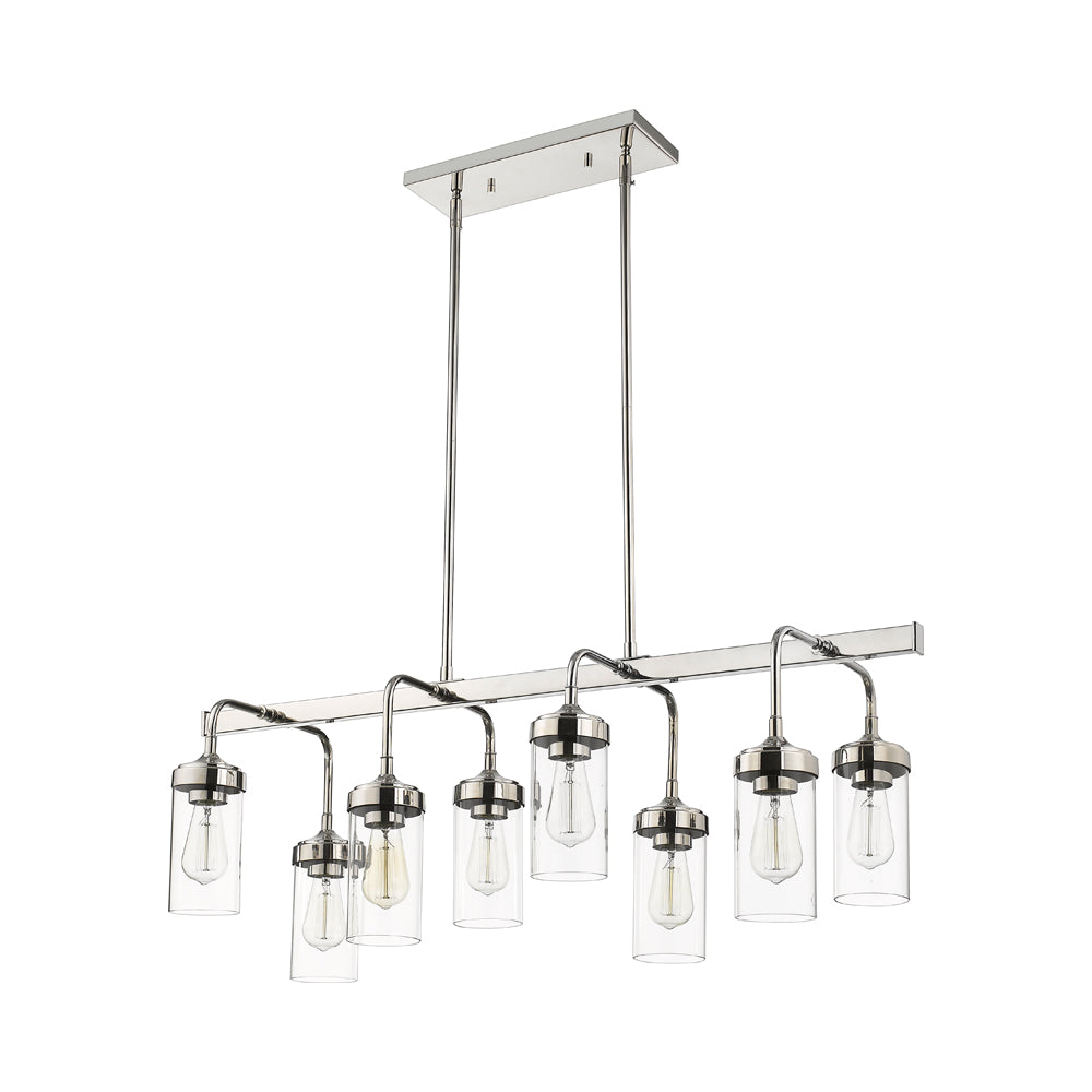 Calliope Linear Chandelier in Detail.