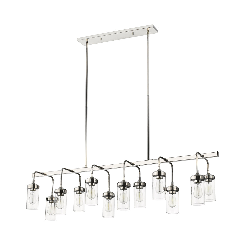 Calliope Linear Chandelier in Detail.
