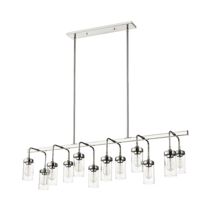 Calliope Linear Chandelier in Detail.