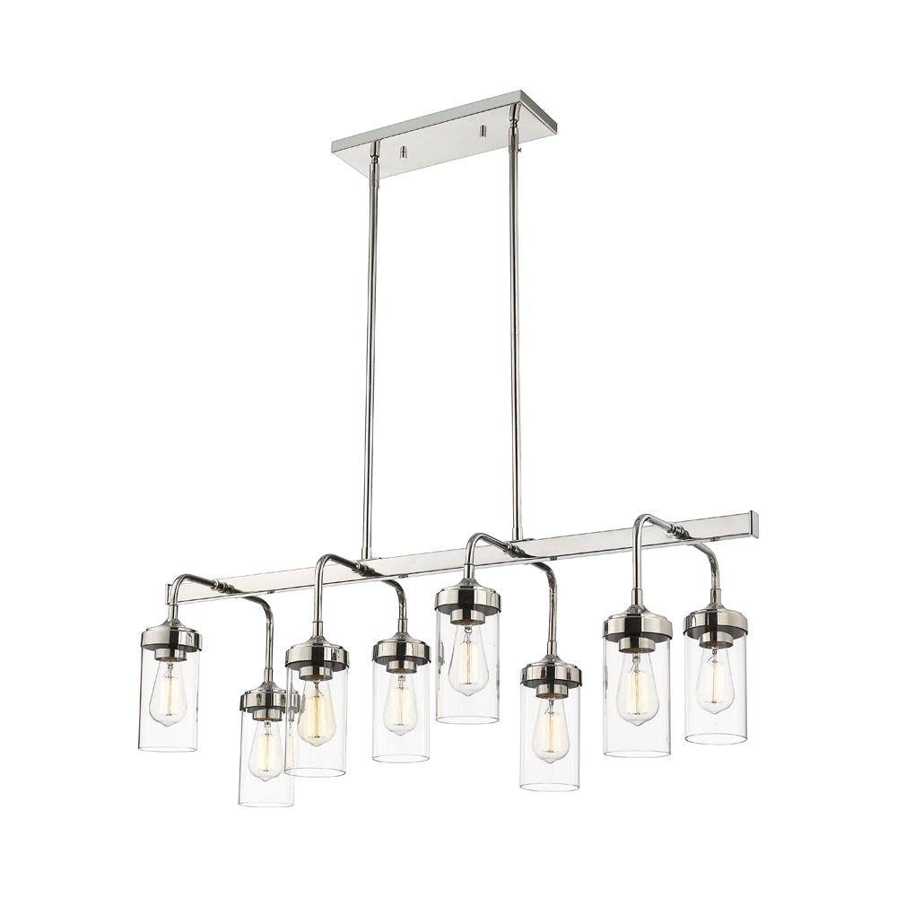 Calliope Linear Chandelier in Detail.