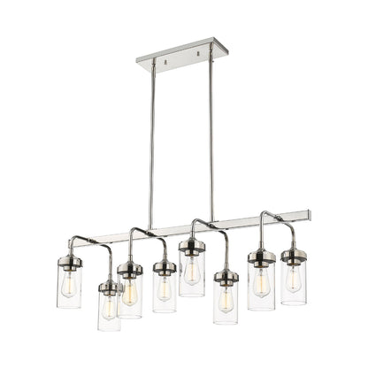 Calliope Linear Chandelier in Detail.