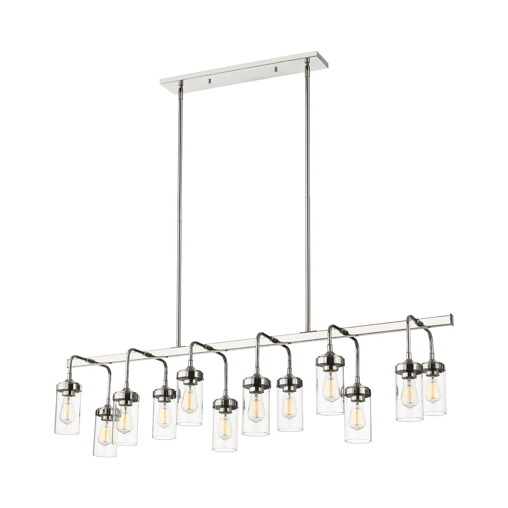 Calliope Linear Chandelier in Detail.