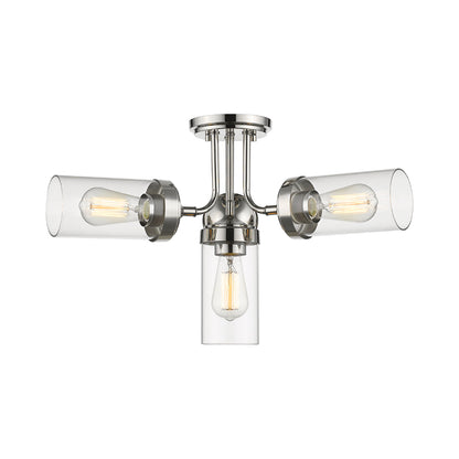 Calliope Semi Flush Mount Ceiling Light in Detail.