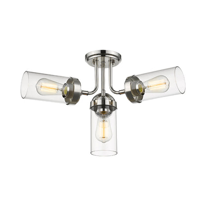 Calliope Semi Flush Mount Ceiling Light in Detail.
