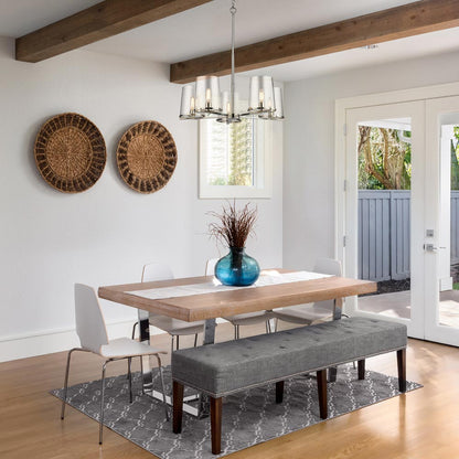 Callista Chandelier in dining room.