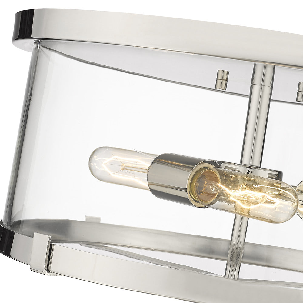 Callista Flush Mount Ceiling Light in Detail.