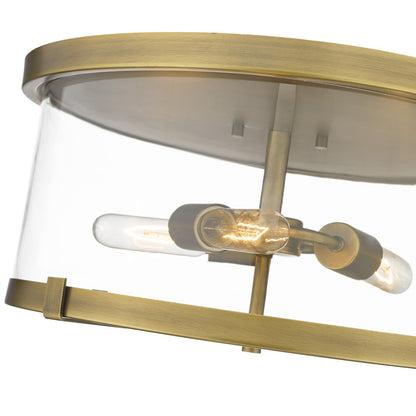 Callista Flush Mount Ceiling Light in Detail.
