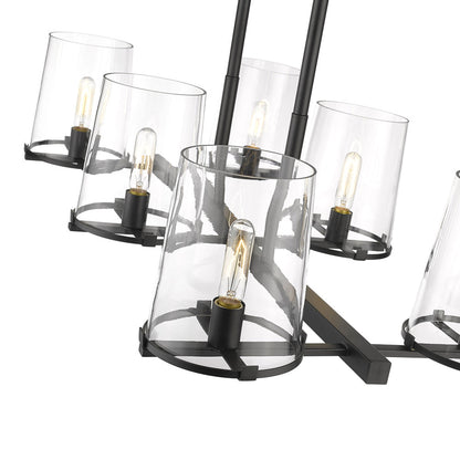 Callista Linear Chandelier in Detail.