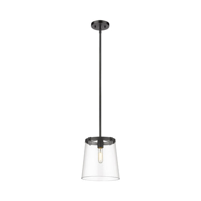 Callista Pendant Light in Matte Black (10-Inch).