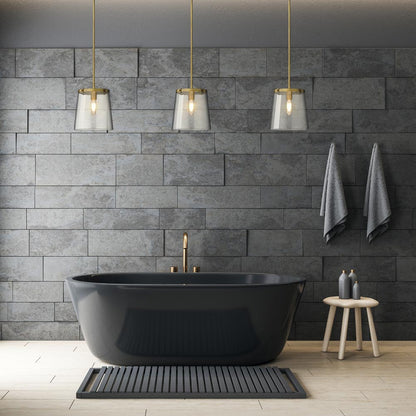 Callista Pendant Light in bathroom.