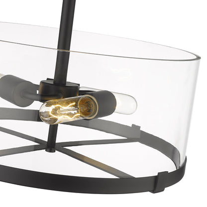 Callista Semi Flush Mount Ceiling Light in Detail.