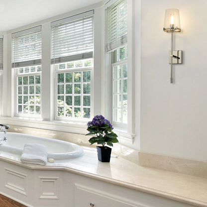 Callista Wall Light in bathroom.