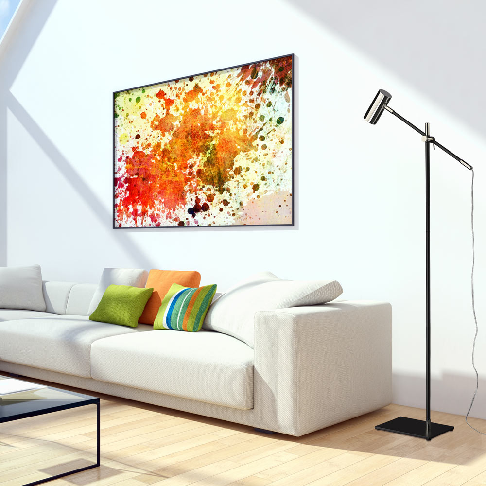 Calumet Floor Lamp in living room.