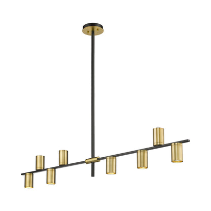 Calumet Linear Chandelier in Detail.