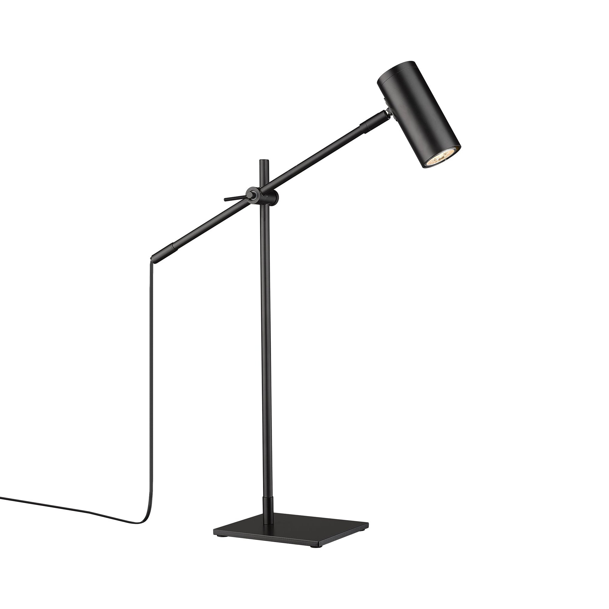 Calumet Table Lamp in Matte Black.