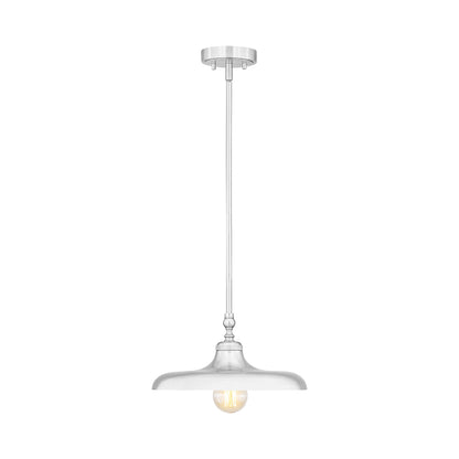 Camden Pendant Light in Brushed Nickel (14-Inch).