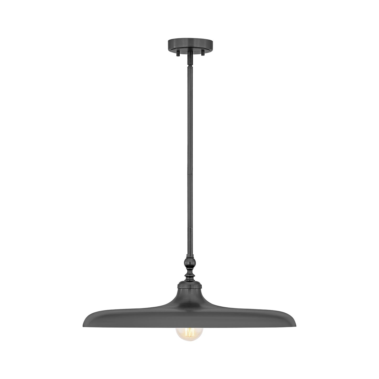 Camden Pendant Light in Modern Bronze (24-Inch).