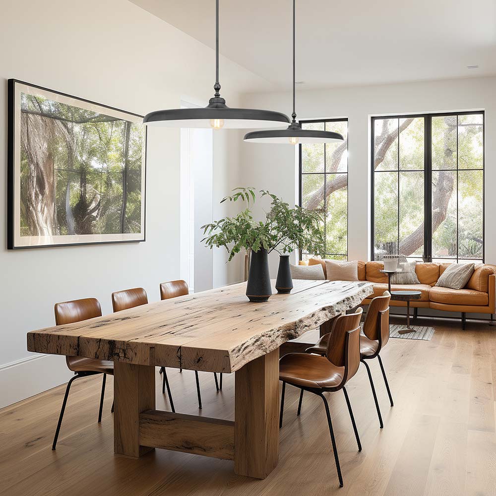 Camden Pendant Light in dining room.