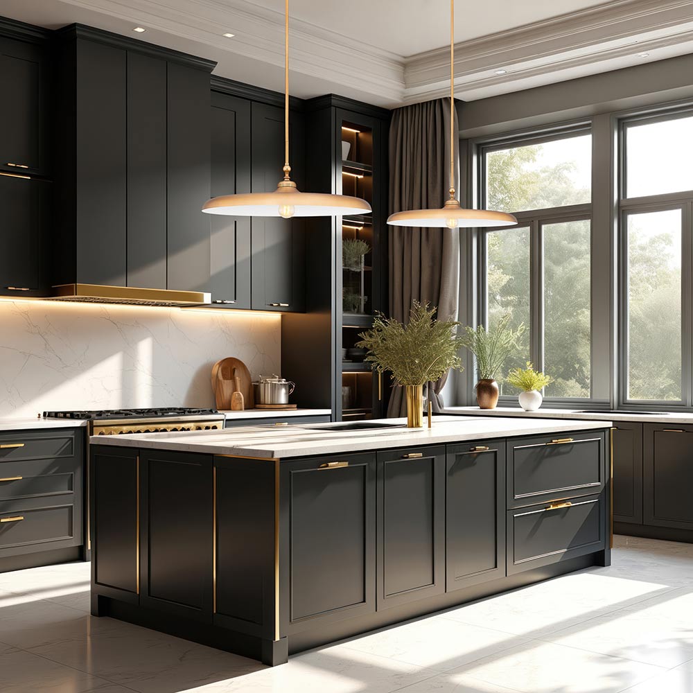 Camden Pendant Light in kitchen.