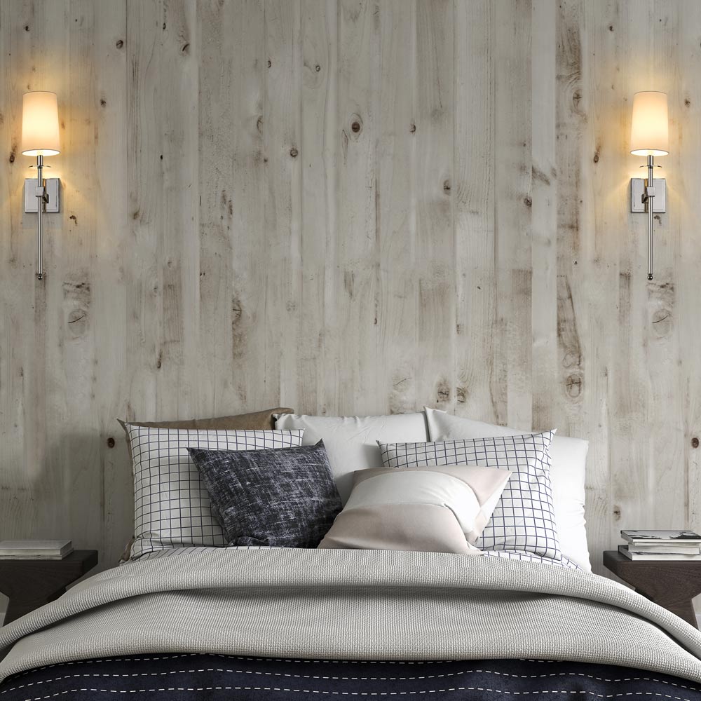 Camila Wall Light in bedroom.