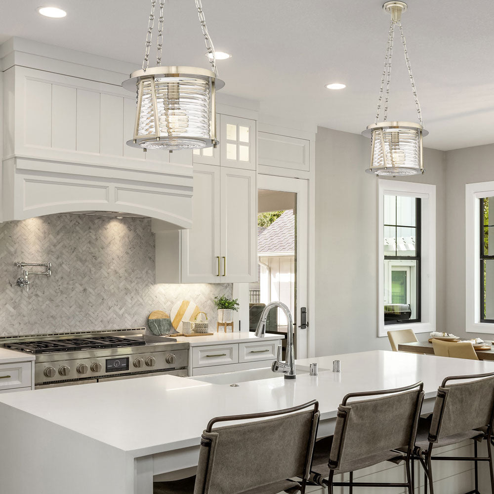 Cape Harbor Pendant Light in kitchen.