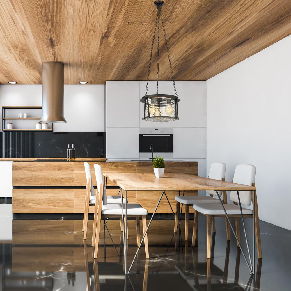 Cape Harbor Pendant Light in kitchen.