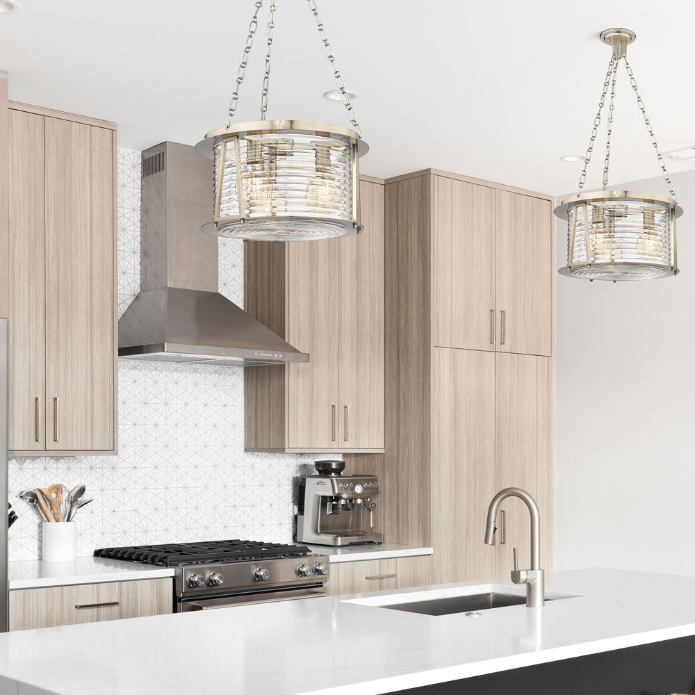 Cape Harbor Pendant Light in kitchen.